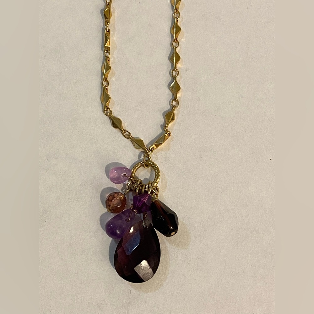 💜💛Loft • 16 in claw clasp necklace w/ 2 in extender - Picture 2 of 3